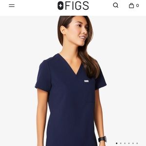 Catarina One-Pocket Scrub Top